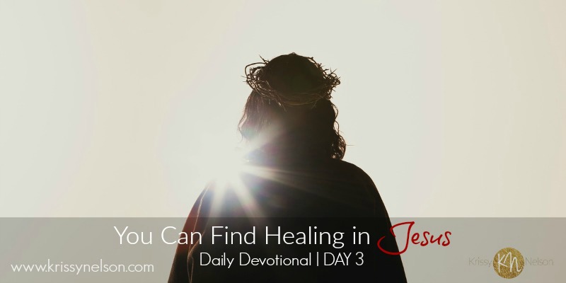 you can find healing in Jesus